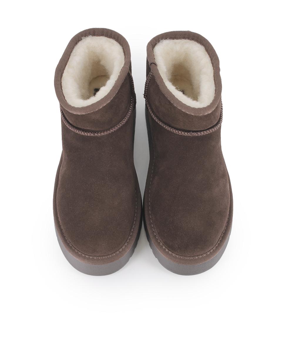 Botines de Piel Blogger Finlandia Marrón Mujer
