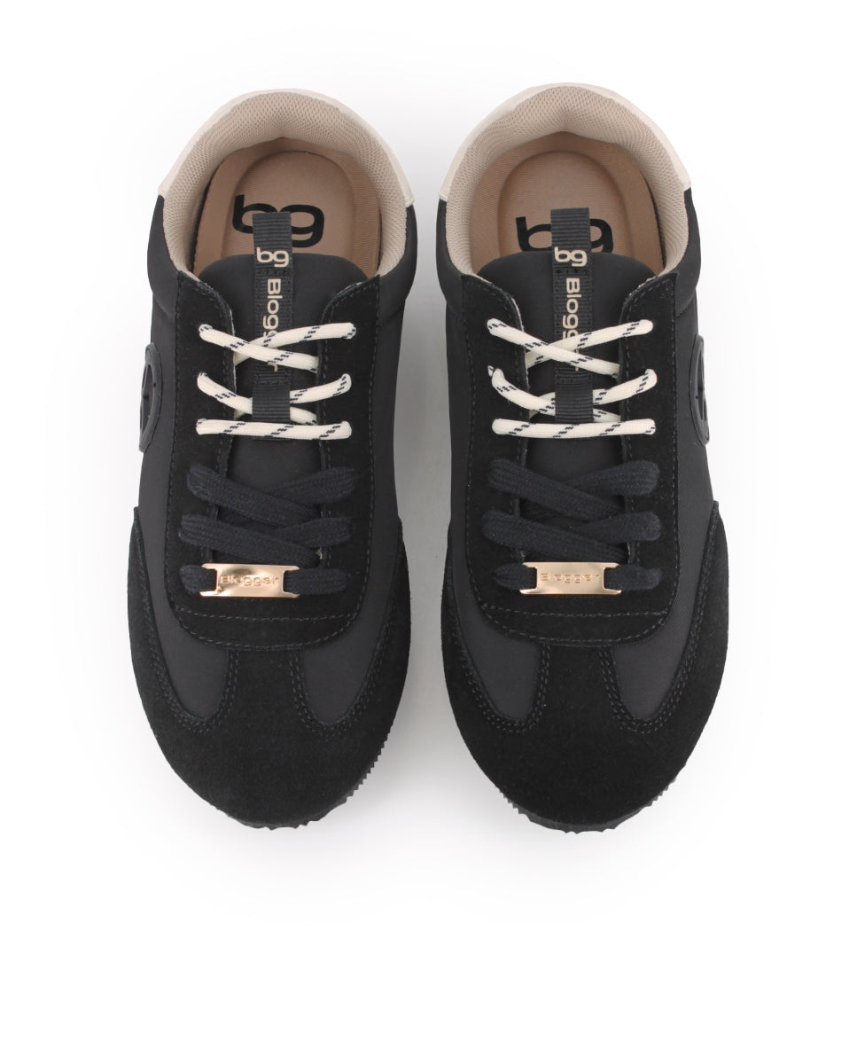 Zapatillas Blogger Mirena Negro Mujer