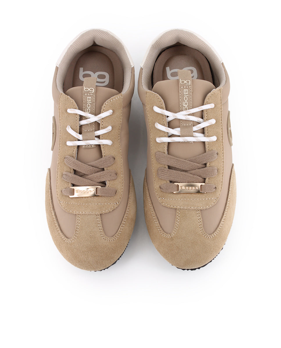 Zapatillas Blogger Mirena Camel Mujer