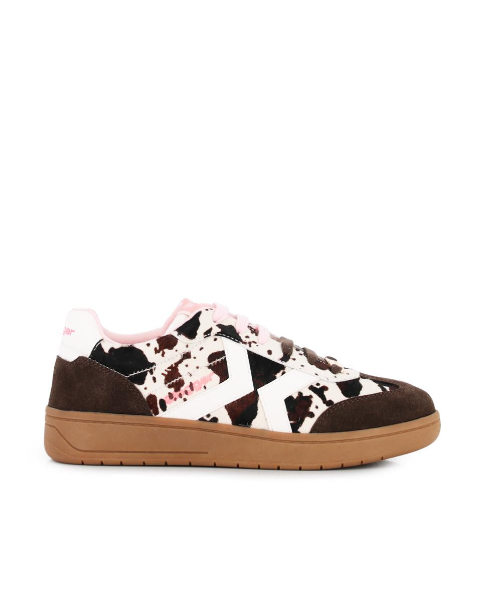 Zapatillas de Piel de Serraje Blogger Nakira 04 Multicolor Mujer