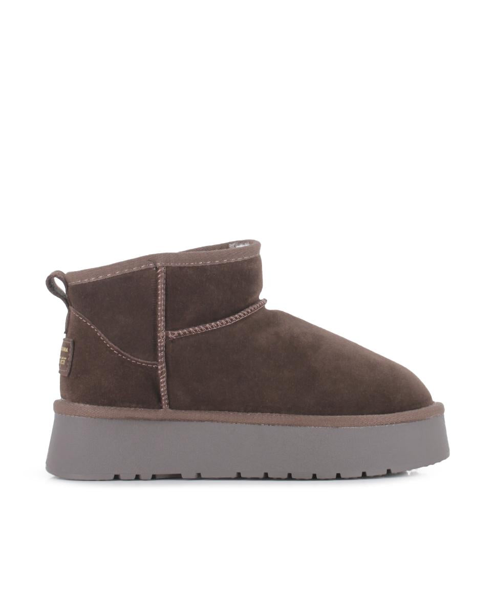 Botines de Piel Blogger Finlandia Marrón Mujer
