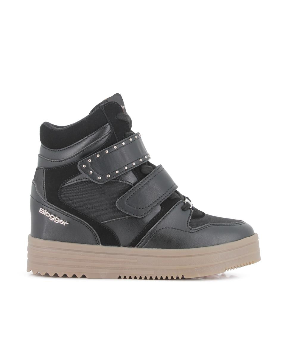 Zapatillas Blogger Violet Negro Mujer