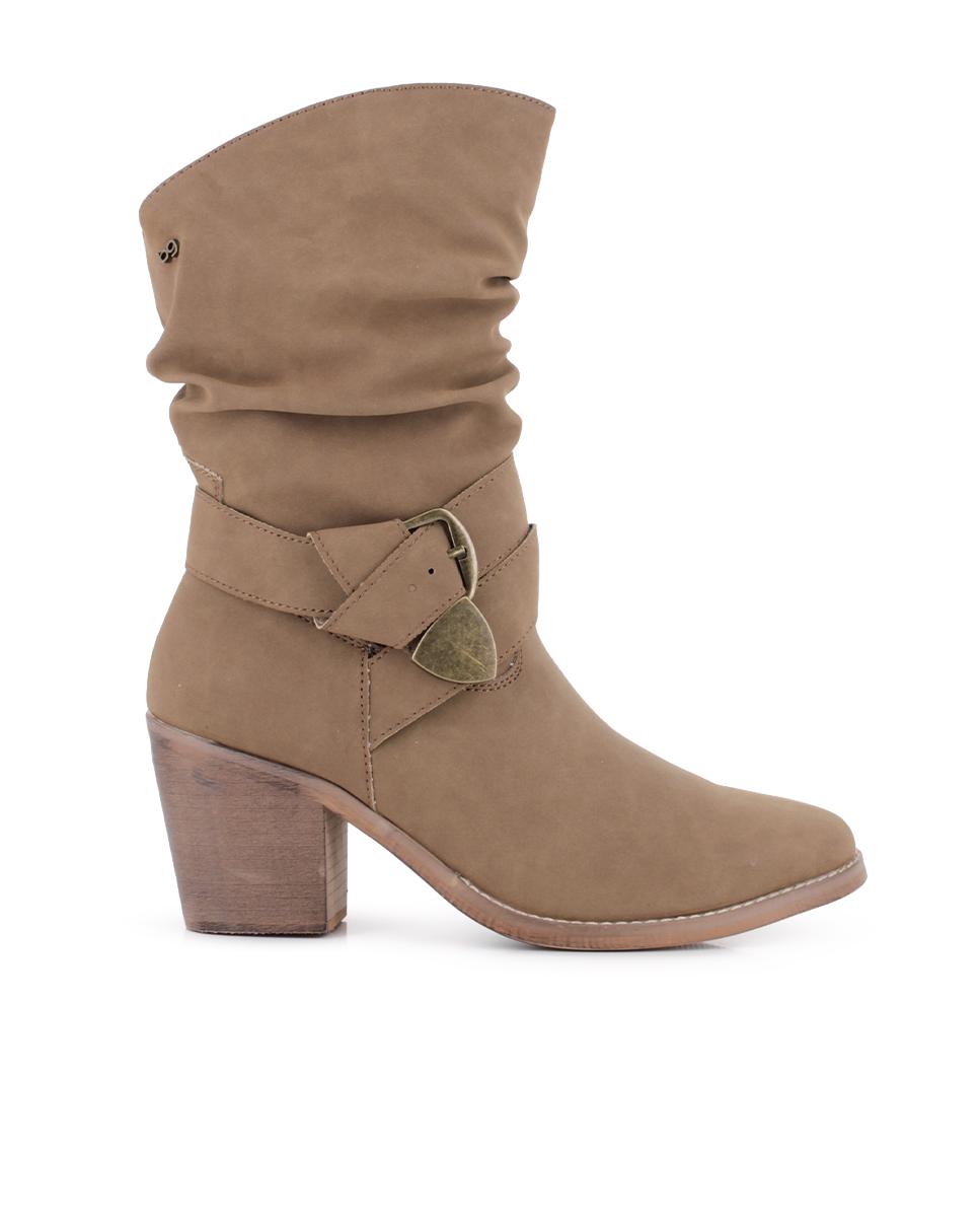 Botines Blogger Kaia Camel Mujer