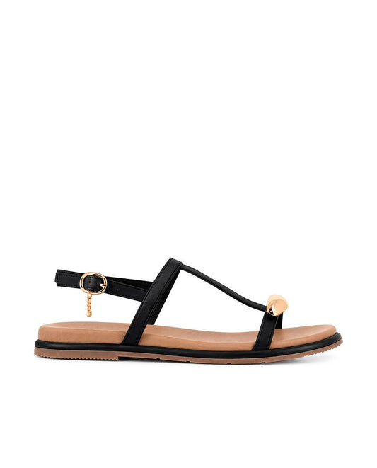 Sandalias Blogger Unique Negro Mujer