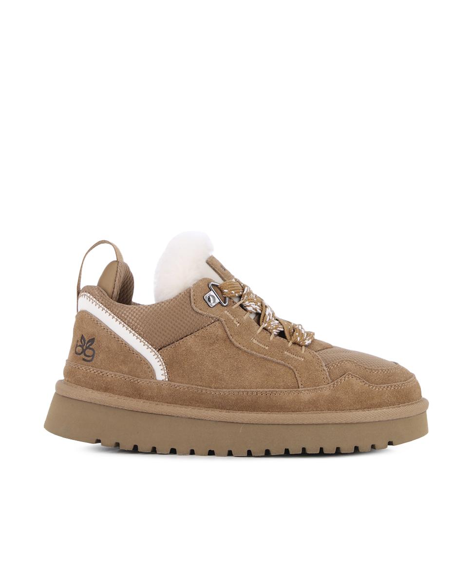 Zapatillas de Piel Blogger Melbourne Camel Mujer
