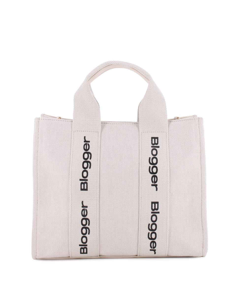 Bolso Blogger Shopper color beige