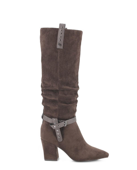 Botas de mujer Blogger Lili color marrón