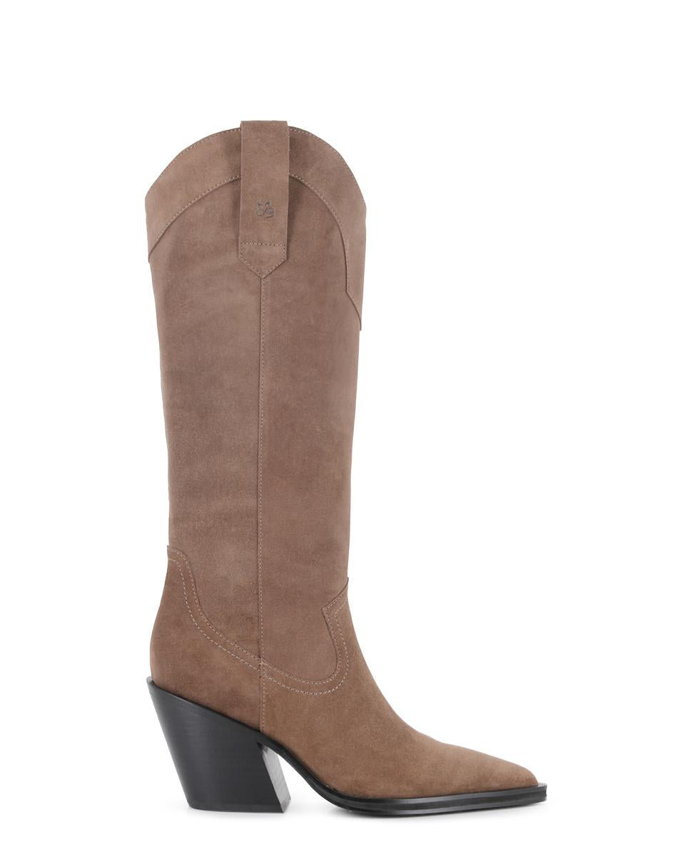 Botas de Piel Blogger Cassian Arena Mujer