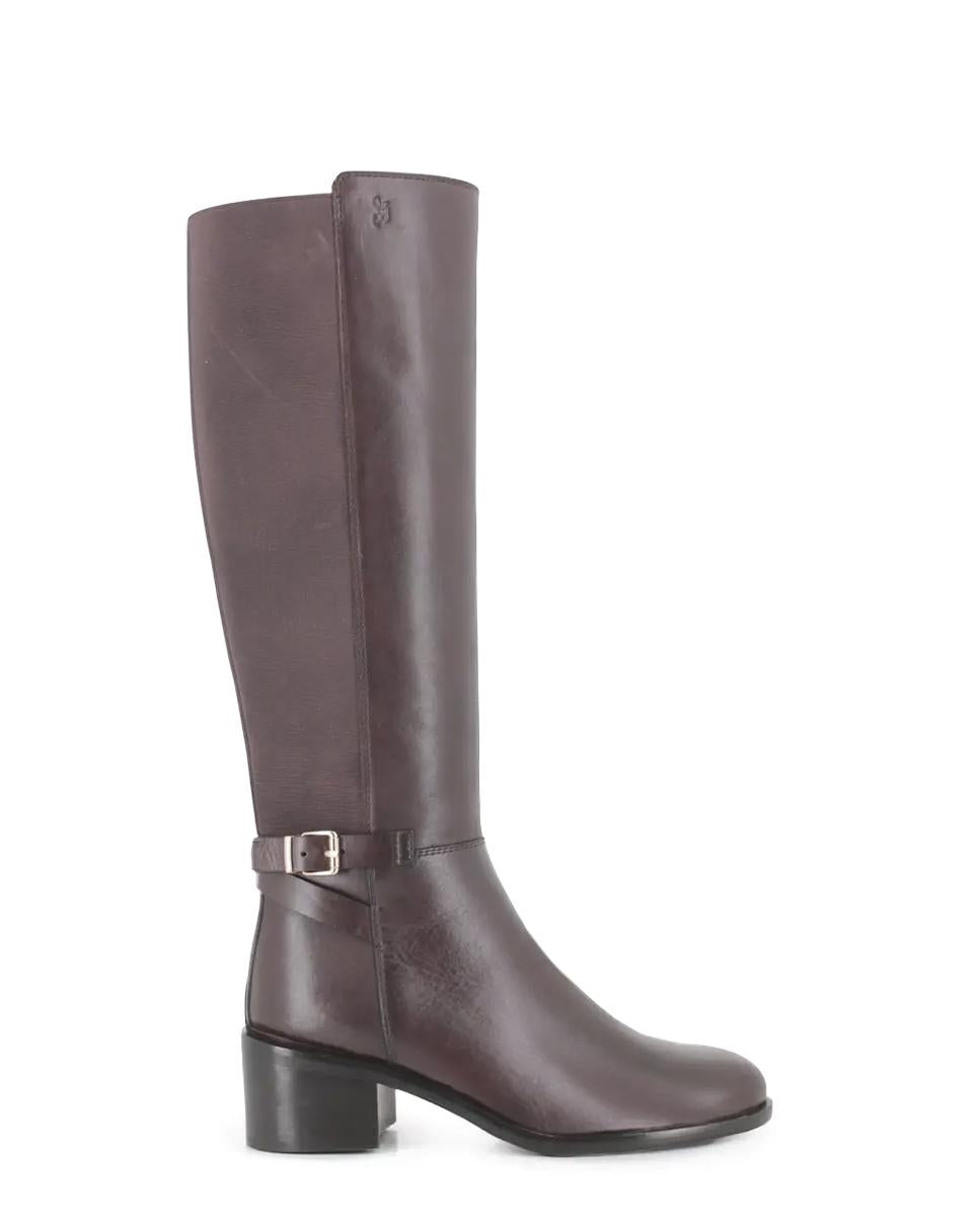 Botas de Piel Blogger Jasmin 02 Marrón Mujer