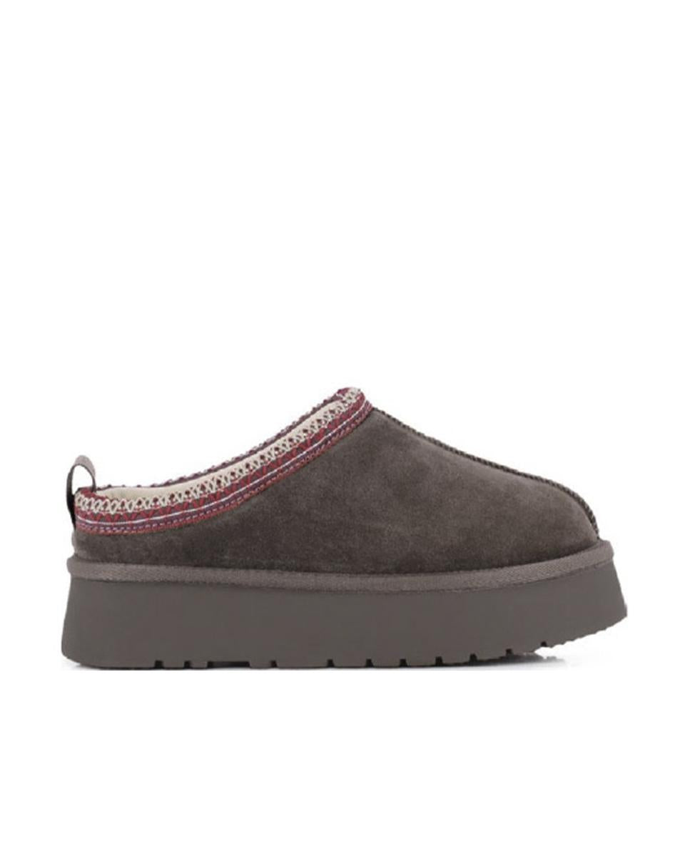 Zuecos de Piel Blogger Crafton Marrón Mujer