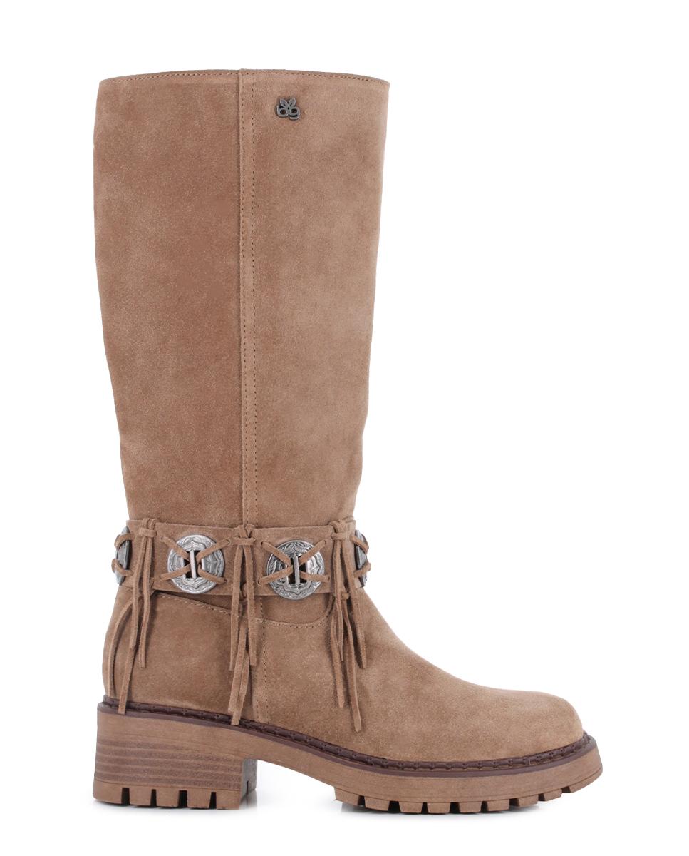 Botas de mujer Blogger Noelia color arena
