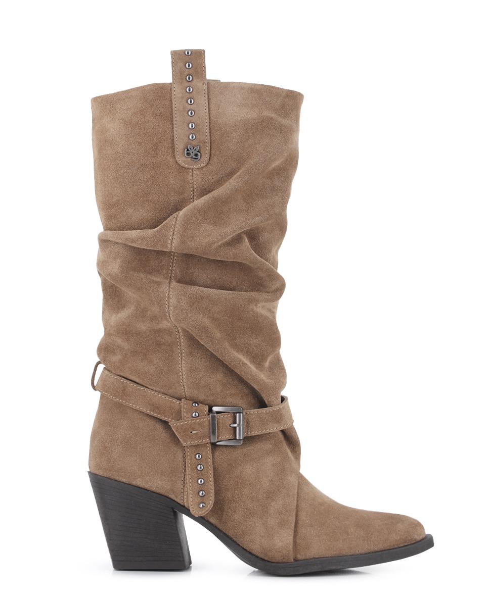 Botas de mujer Blogger Prisma color arena