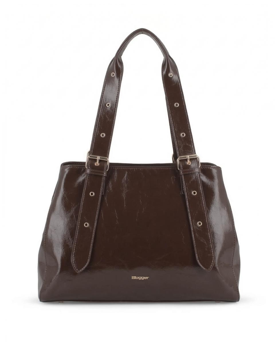 Bolso Blogger Milan Marrón Mujer