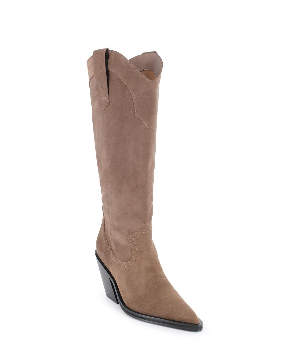 Botas de Piel Blogger Cassian Arena Mujer