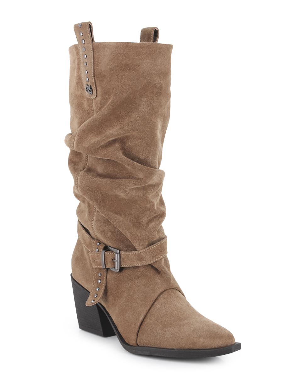 Botas de mujer Blogger Prisma color arena