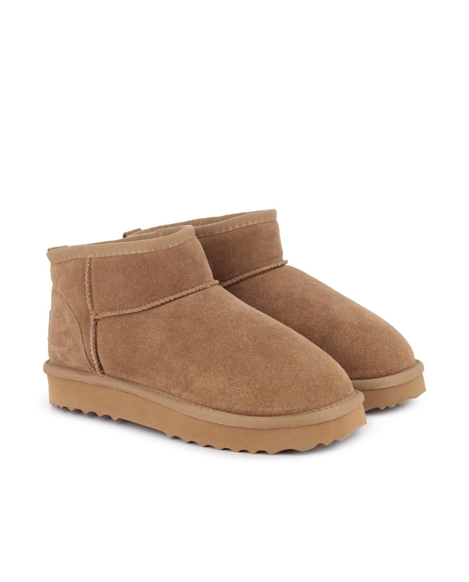 Botines de Piel Blogger Noruega Camel Mujer