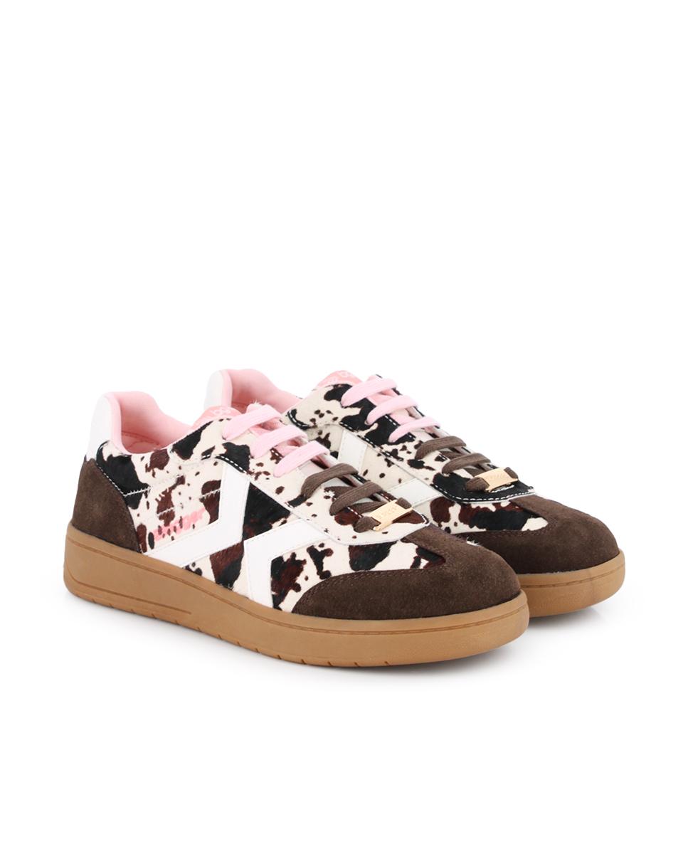 Zapatillas de Piel de Serraje Blogger Nakira 04 Multicolor Mujer