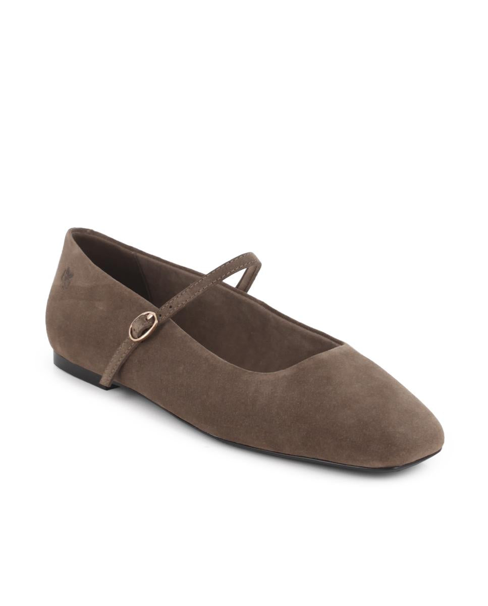Manoletinas de Piel de Serraje Blogger Bela Arena Mujer
