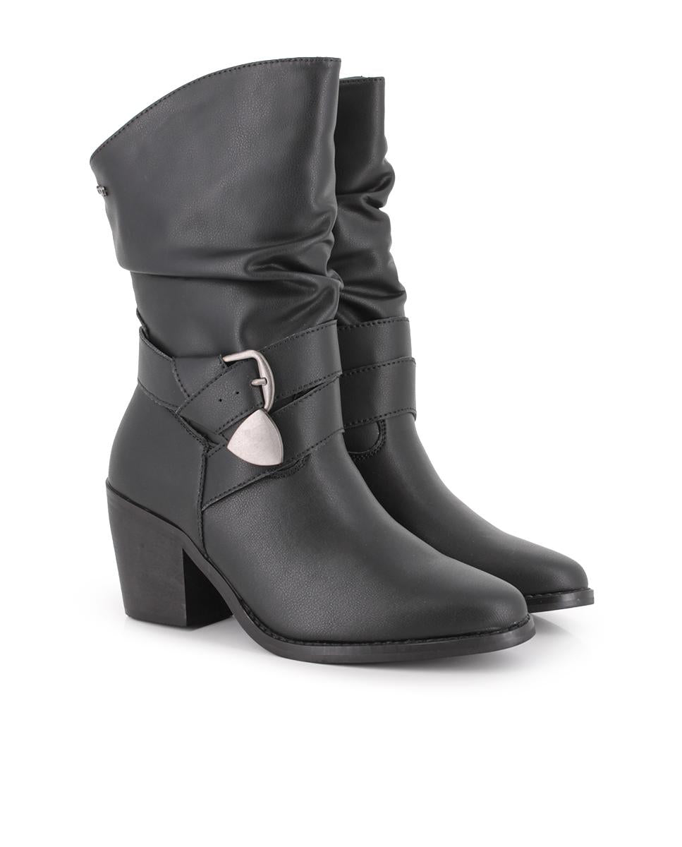 Botines Blogger Kaia Negro Mujer