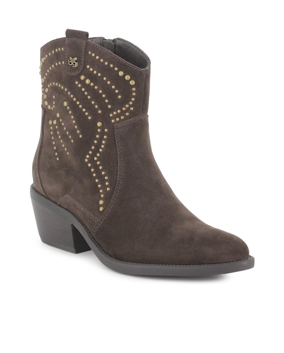 Botines de mujer Blogger Mika color marrón
