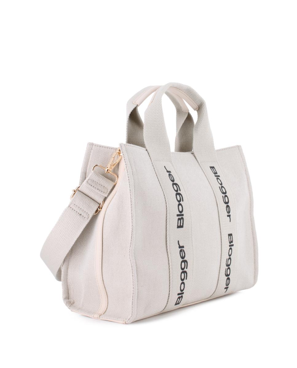 Bolso Blogger Shopper color beige