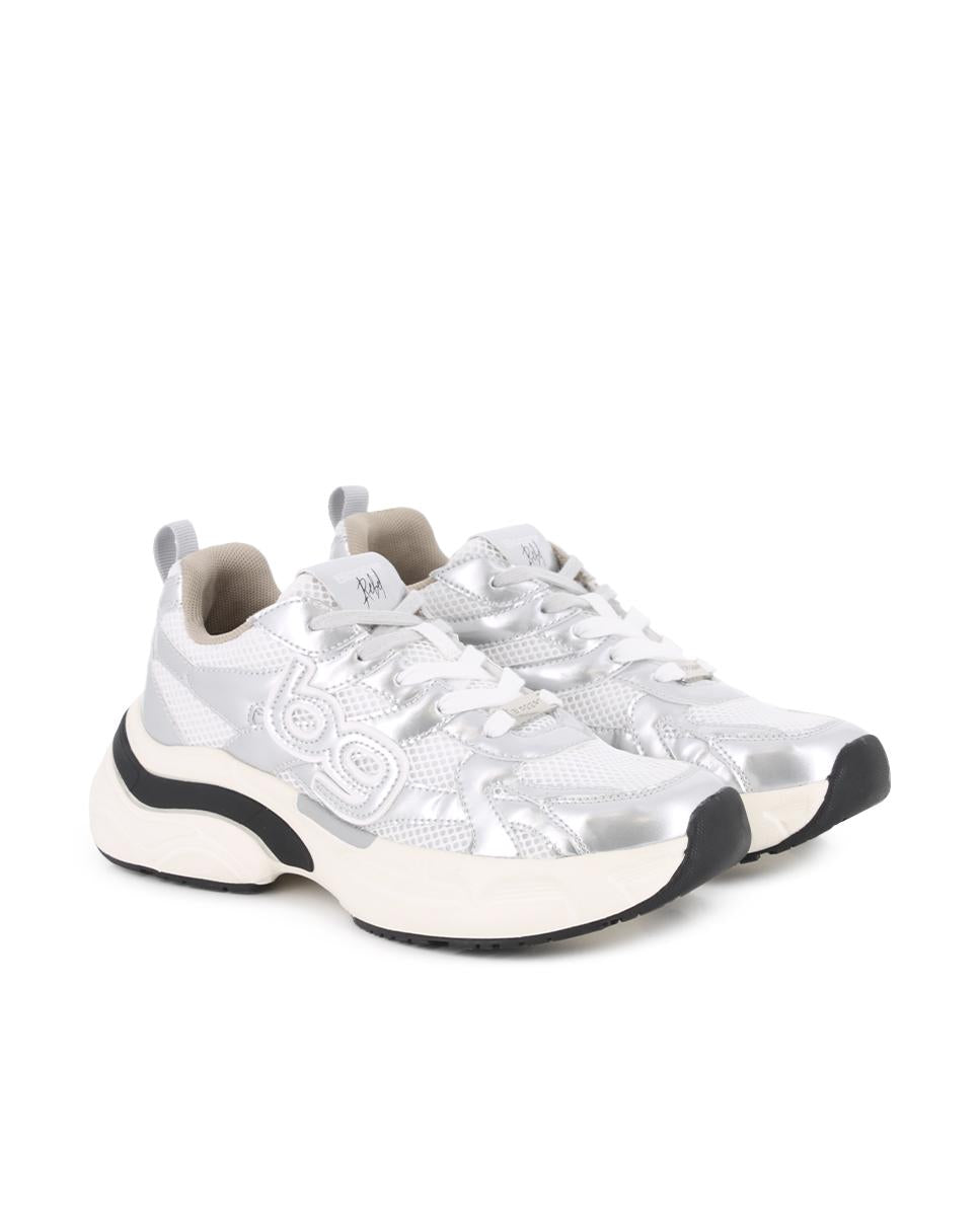 Zapatillas Blogger Misha Plata Mujer