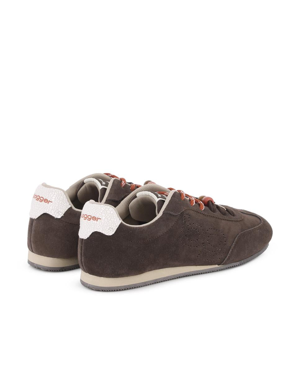 Zapatillas de Piel Blogger Nora Marrón Mujer