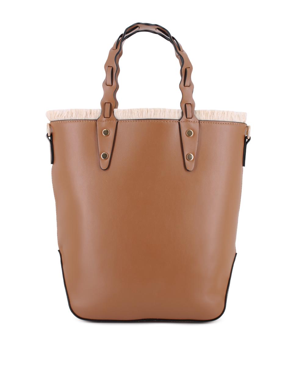 Bolso Blogger Selva color beige