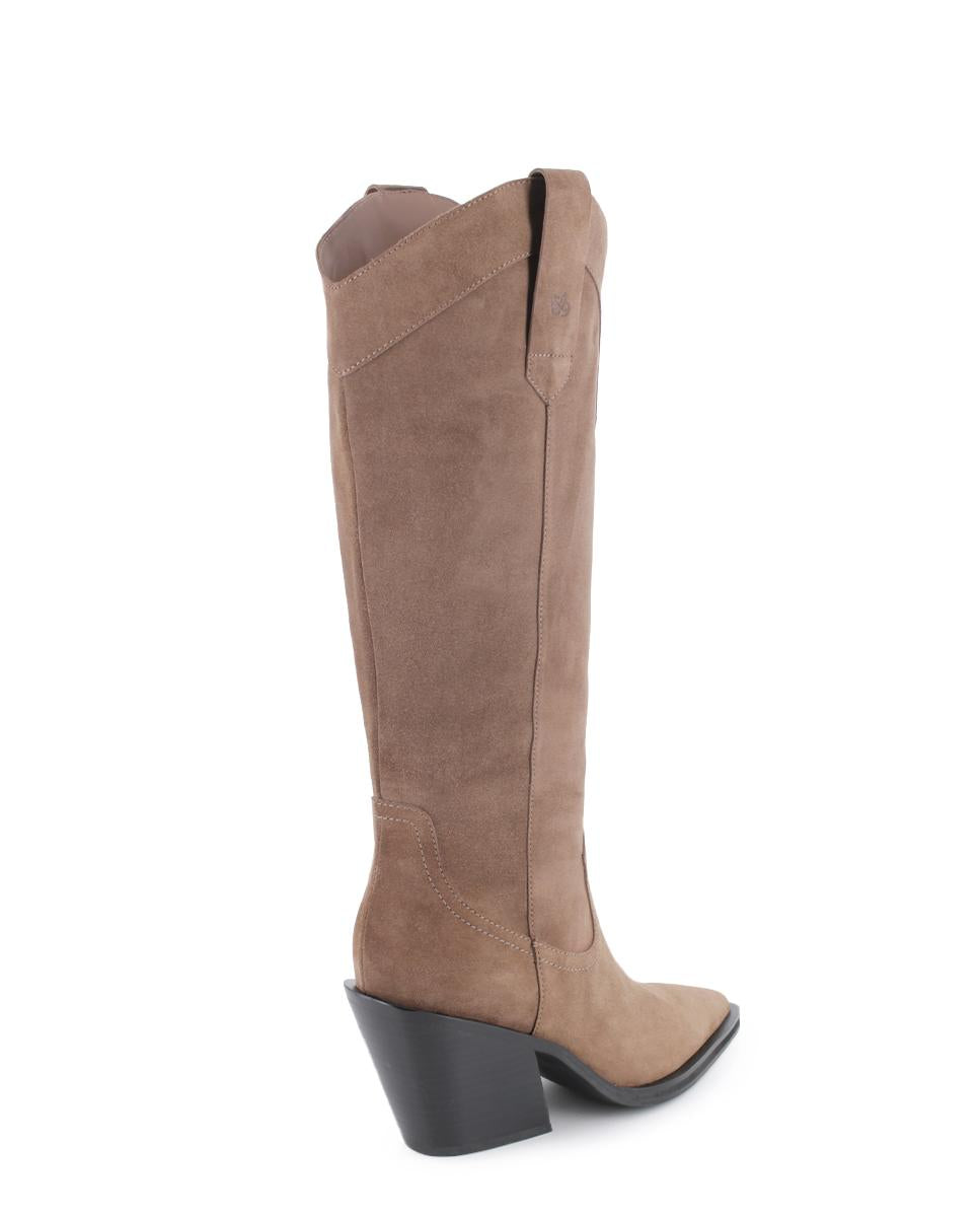 Botas de Piel Blogger Cassian Arena Mujer