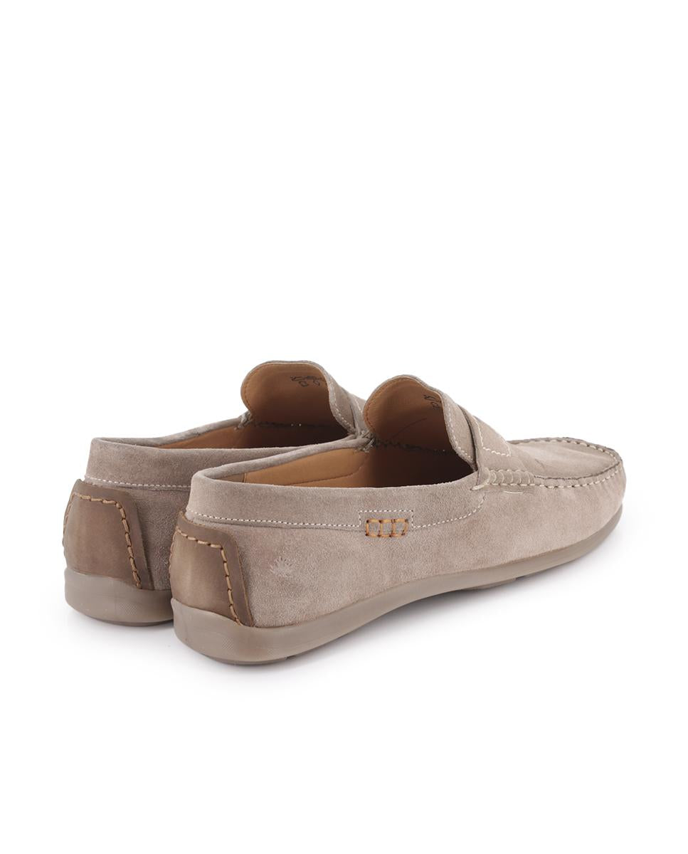 Mocasines de piel NORSAY Faro Beige Hombre