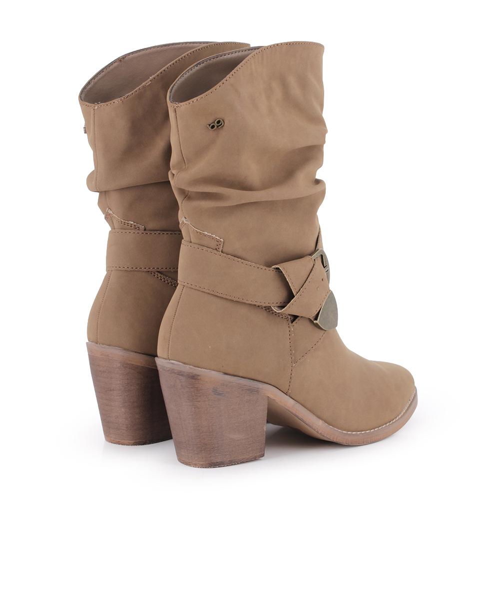 Botines Blogger Kaia Camel Mujer