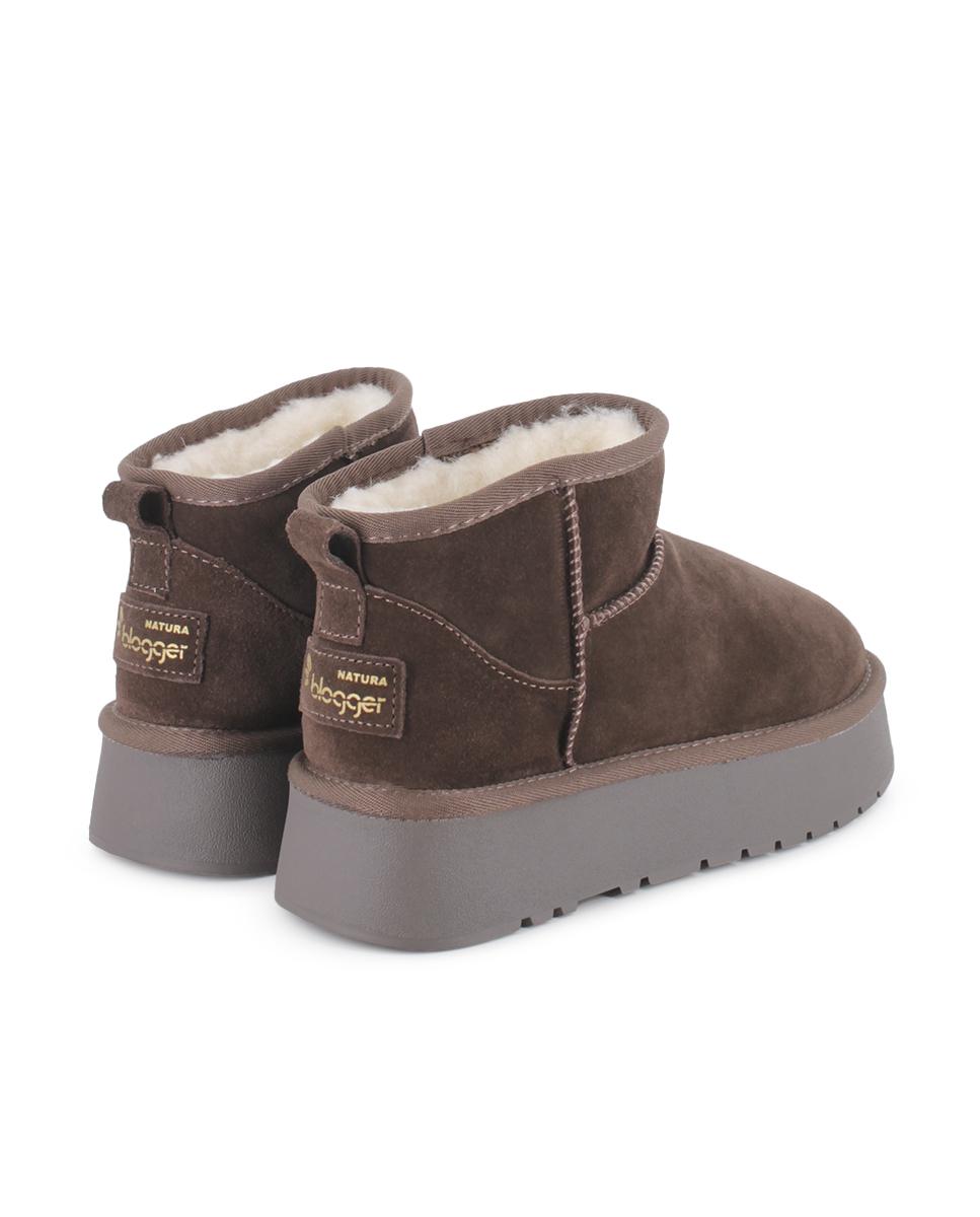 Botines de Piel Blogger Finlandia Marrón Mujer