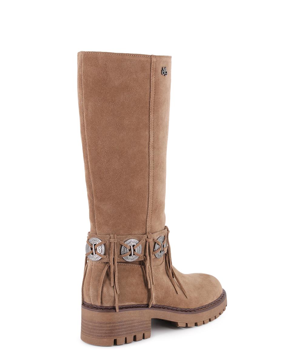 Botas de mujer Blogger Noelia color arena