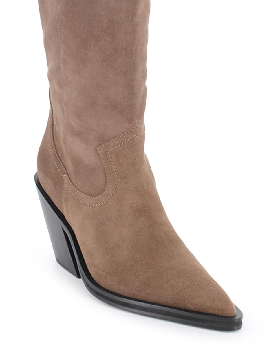 Botas de Piel Blogger Cassian Arena Mujer