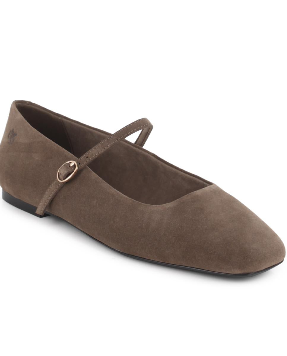 Manoletinas de Piel de Serraje Blogger Bela Arena Mujer