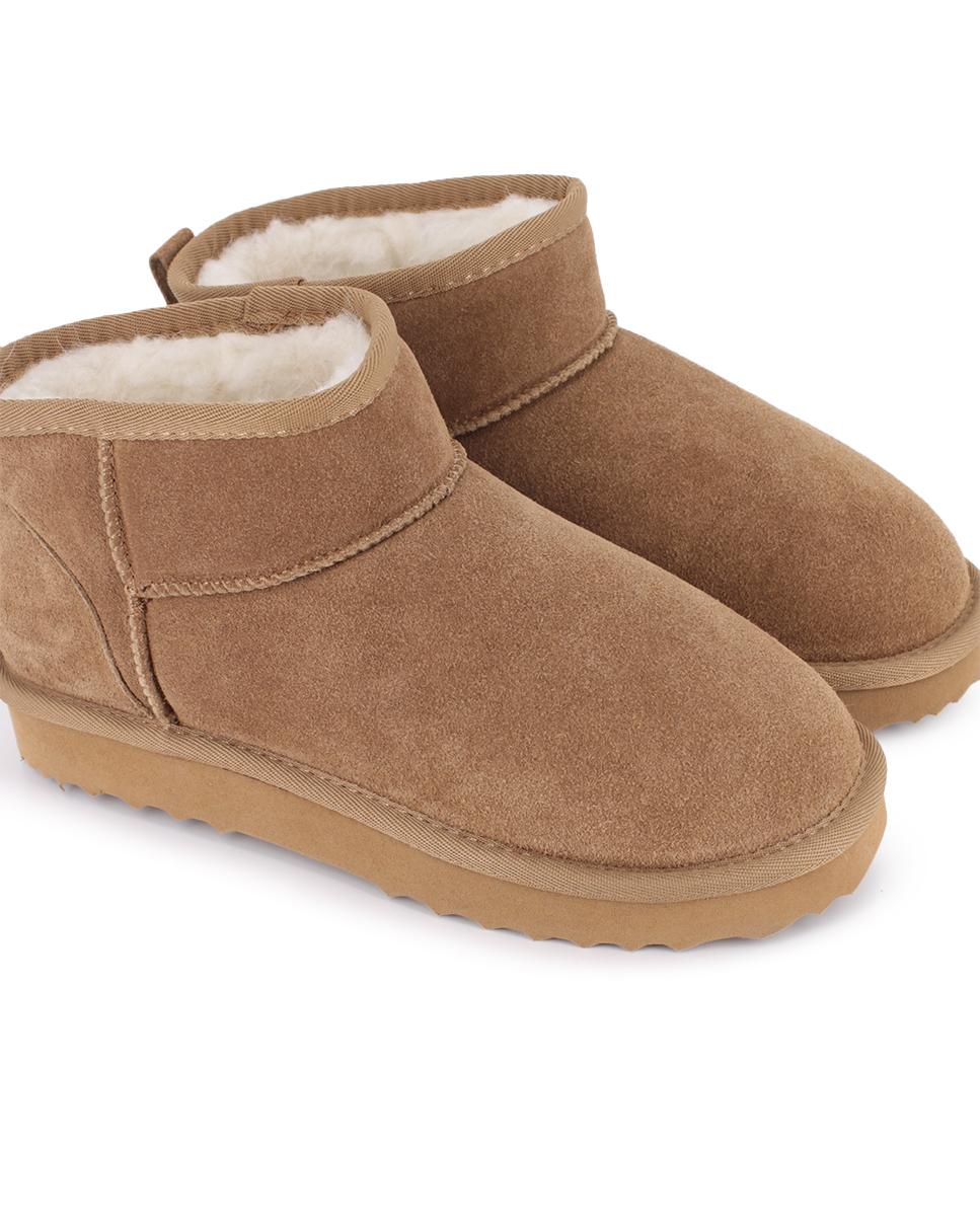 Botines de Piel Blogger Noruega Camel Mujer