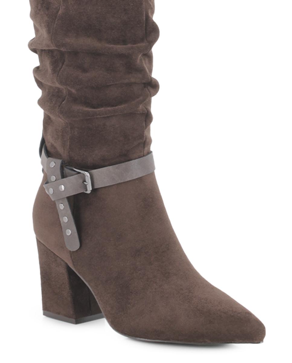 Botas Blogger Lili Marrón Mujer
