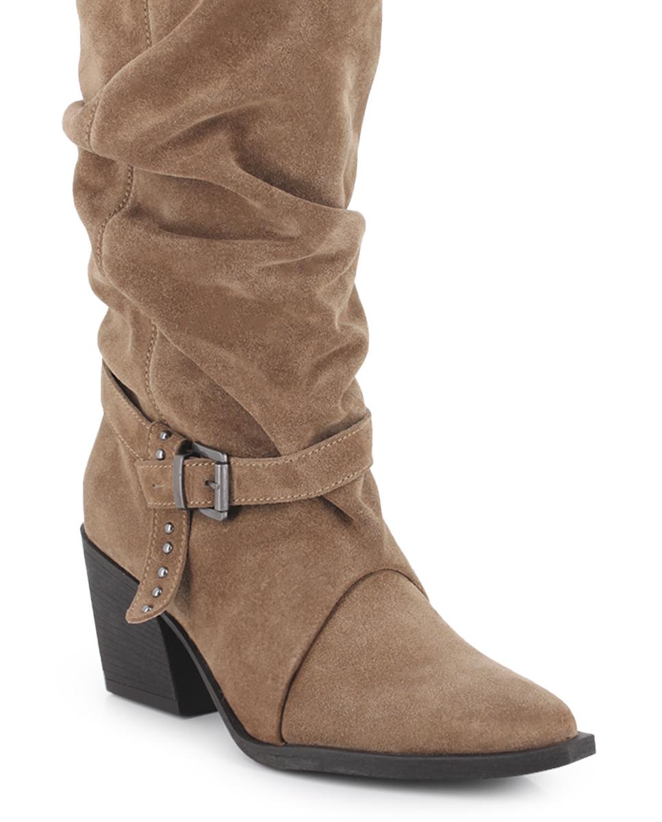 Botas de mujer Blogger Prisma color arena