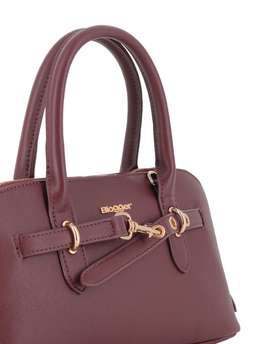 Bolso Blogger Lulita color burdeos