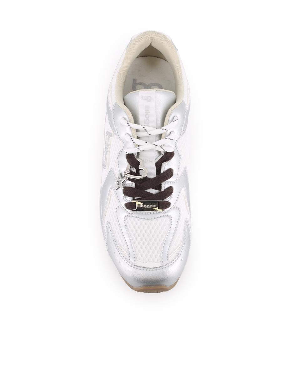 Zapatillas Blogger Icon 02 Plata Mujer