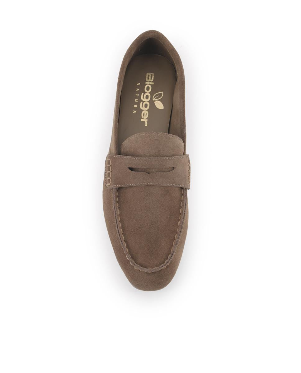 Mocasines de Piel de Serraje Blogger Nael Arena Mujer