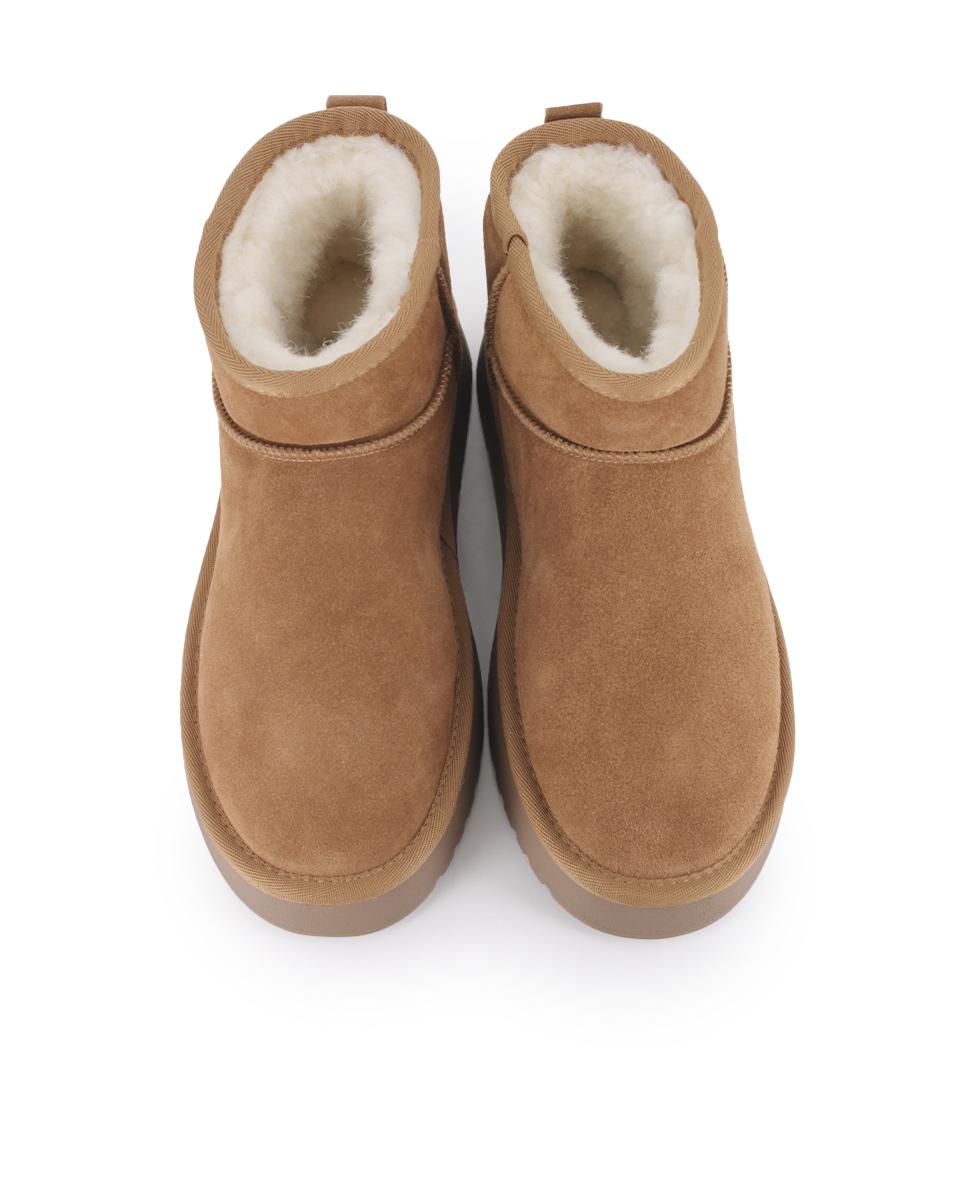 Botines de Piel Blogger Finlandia Camel Mujer