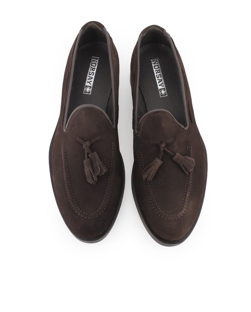 Mocasines Norsay Wild en Serraje Marrón para Hombre