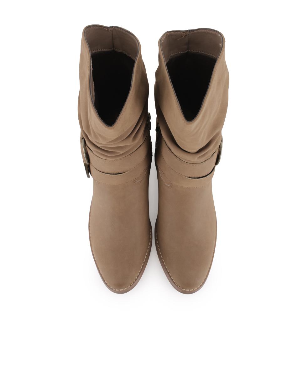 Botines Blogger Kaia Camel Mujer