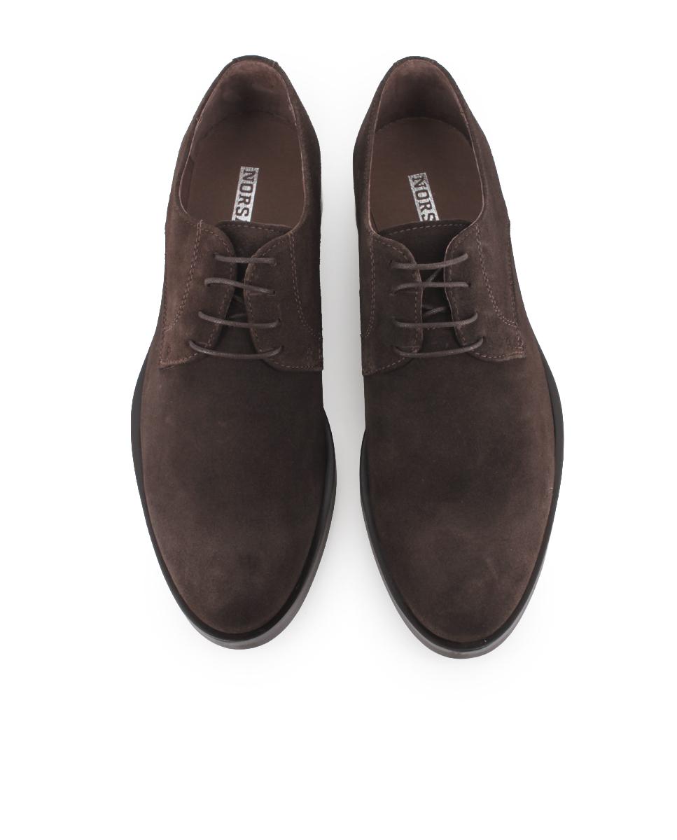 Zapatos Norsay Boom en Serraje Marrón para Hombre