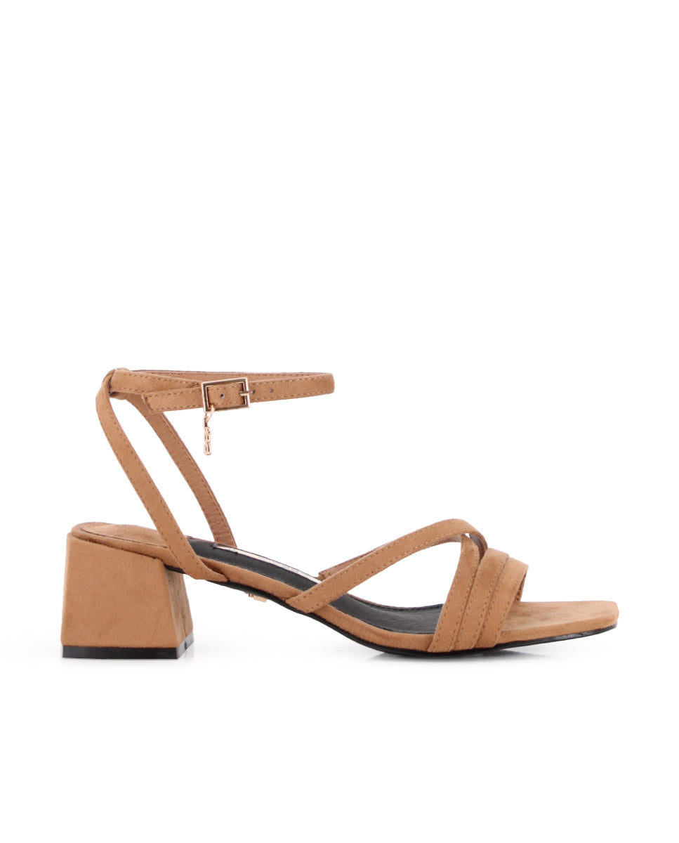 Sandaliasde tacón Blogger Chiara 02 Camel Mujer