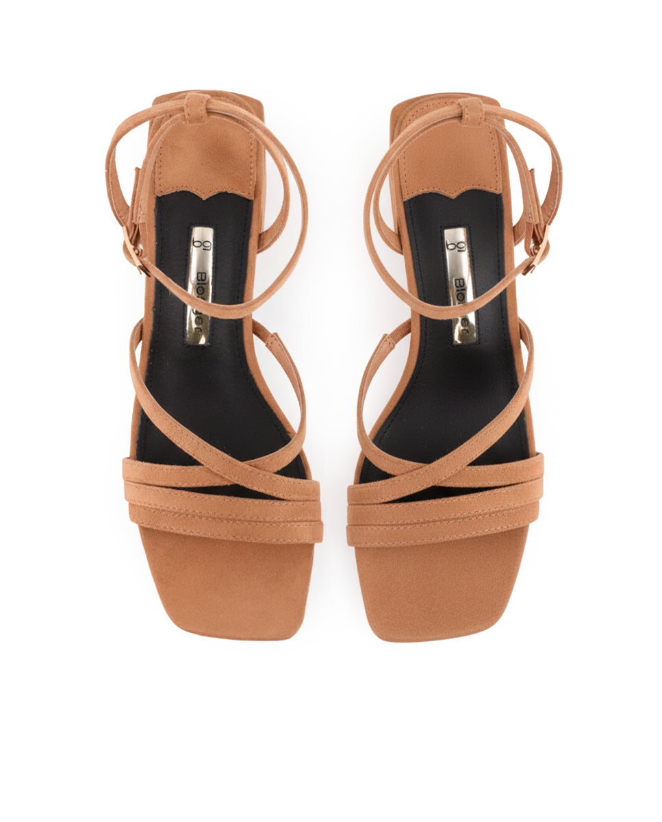 Sandaliasde tacón Blogger Chiara 02 Camel Mujer