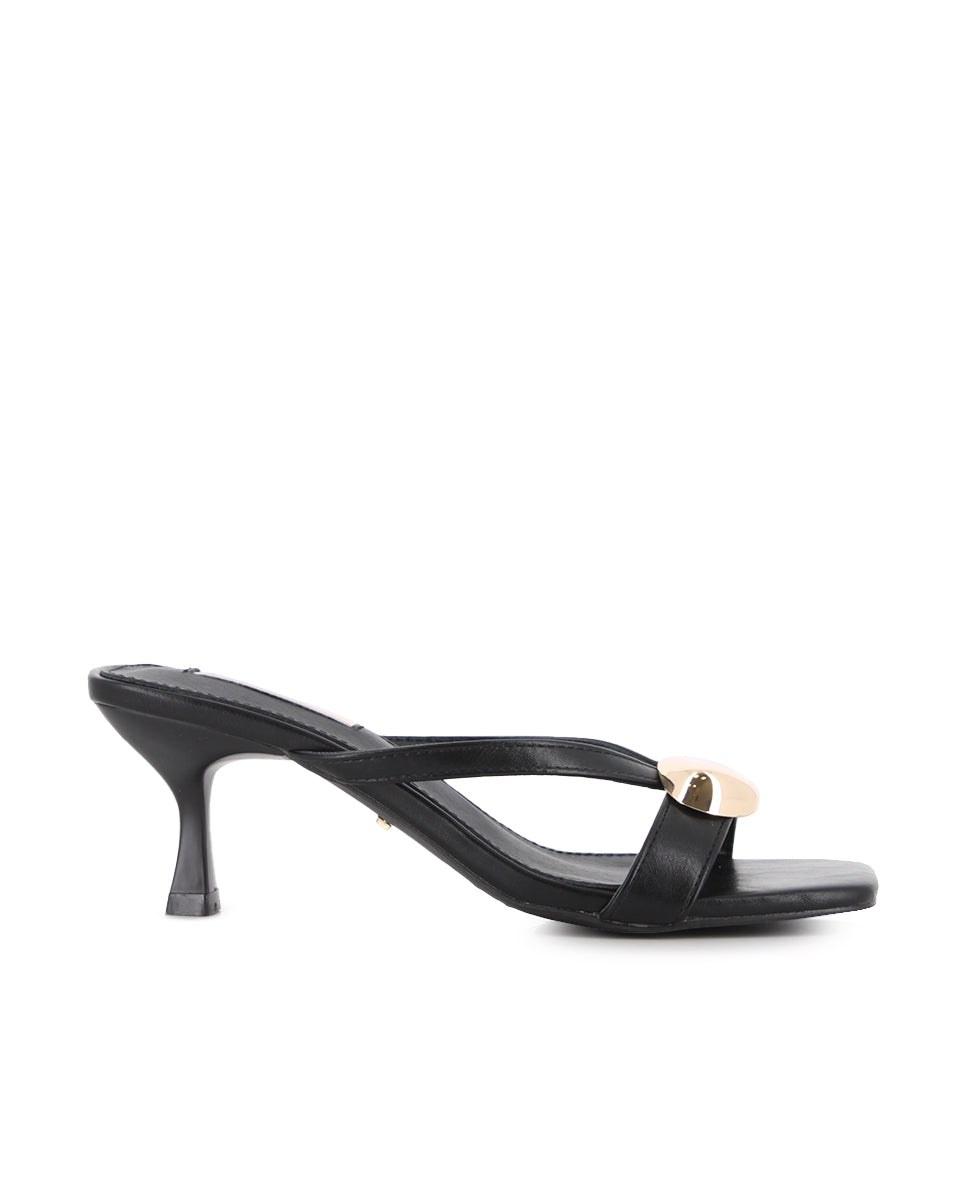 Sandalias de tacón Blogger Vesta Negro Mujer