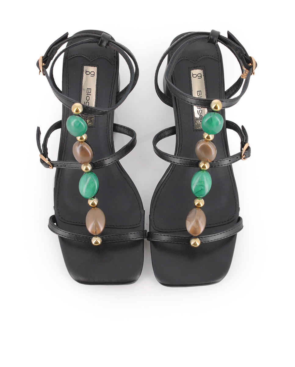 Sandalias de tacón Blogger Ceres Negro Mujer