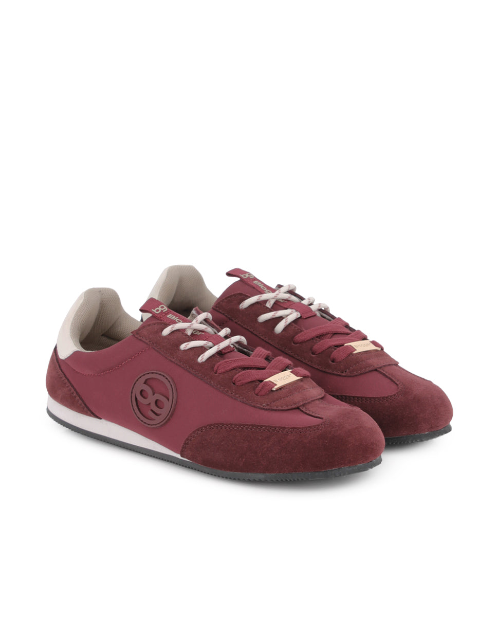 Zapatillas Blogger Mirena Burdeos Mujer